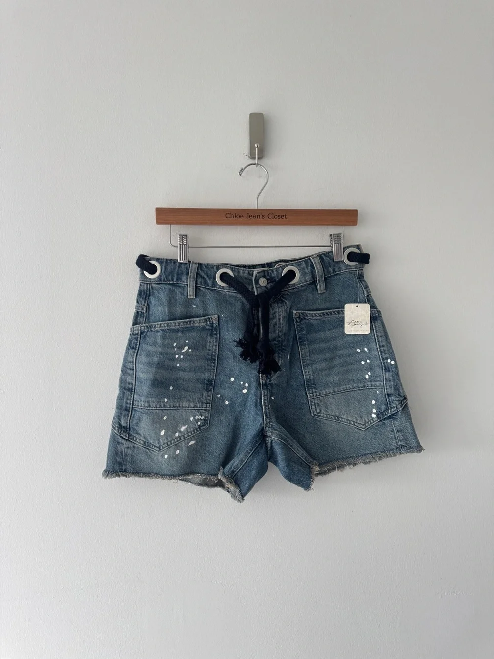 FREE PEOPLE Moxie Barrel Shorts 26